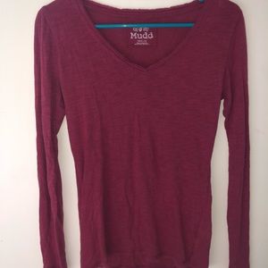 Plum/ Burgundy long sleeve, Size: Medium
